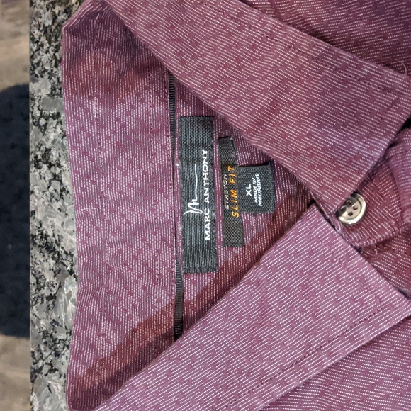 Marc Anthony, Stretch Slim Fit Casual Button Up, 100% Cotton - Picture 4 of 6